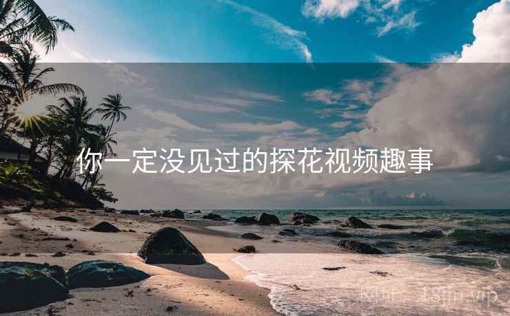 你一定没见过的探花视频趣事 你一定没见过的探花视频趣事