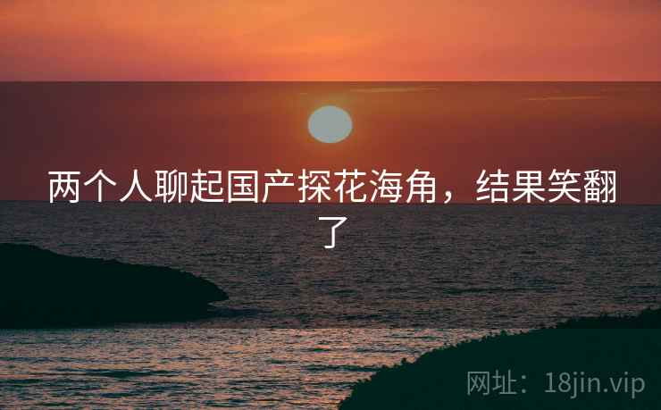 两个人聊起国产探花海角,结果笑翻了 两个人聊起国产探花海角,结果笑翻了