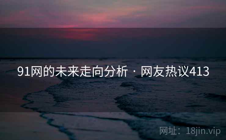 91网的未来走向分析 · 网友热议413 91网的未来走向分析 · 网友热议413