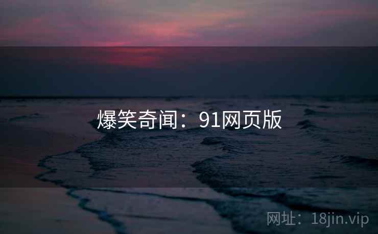 爆笑奇闻:91网页版 爆笑奇闻:91网页版