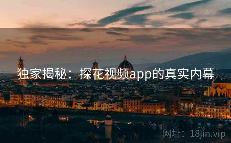 独家揭秘:探花视频app的真实内幕 独家揭秘:探花视频app的真实内幕